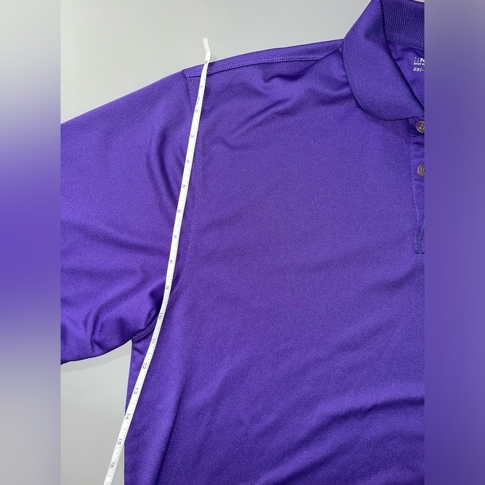 3/25$ (Mix&Match) Nike Polo Golf Shirt Moisture Wicking Dri Fit Purple XL - Picture 9 of 12